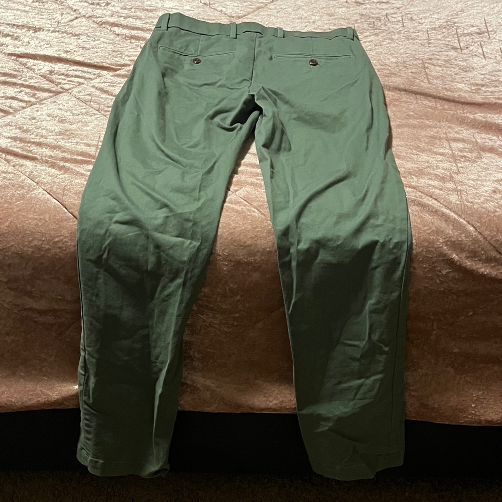 GAP Women's Green Straight Leg Pants - Picture 6 of 6